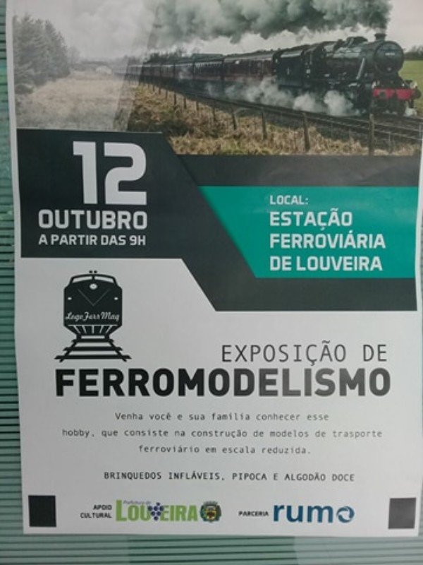 EXPOSIÇÃO DE FERROMODELISMO EM LOUVEIRA – SP