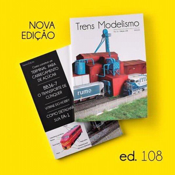 Nova edição Trens Modelismo,